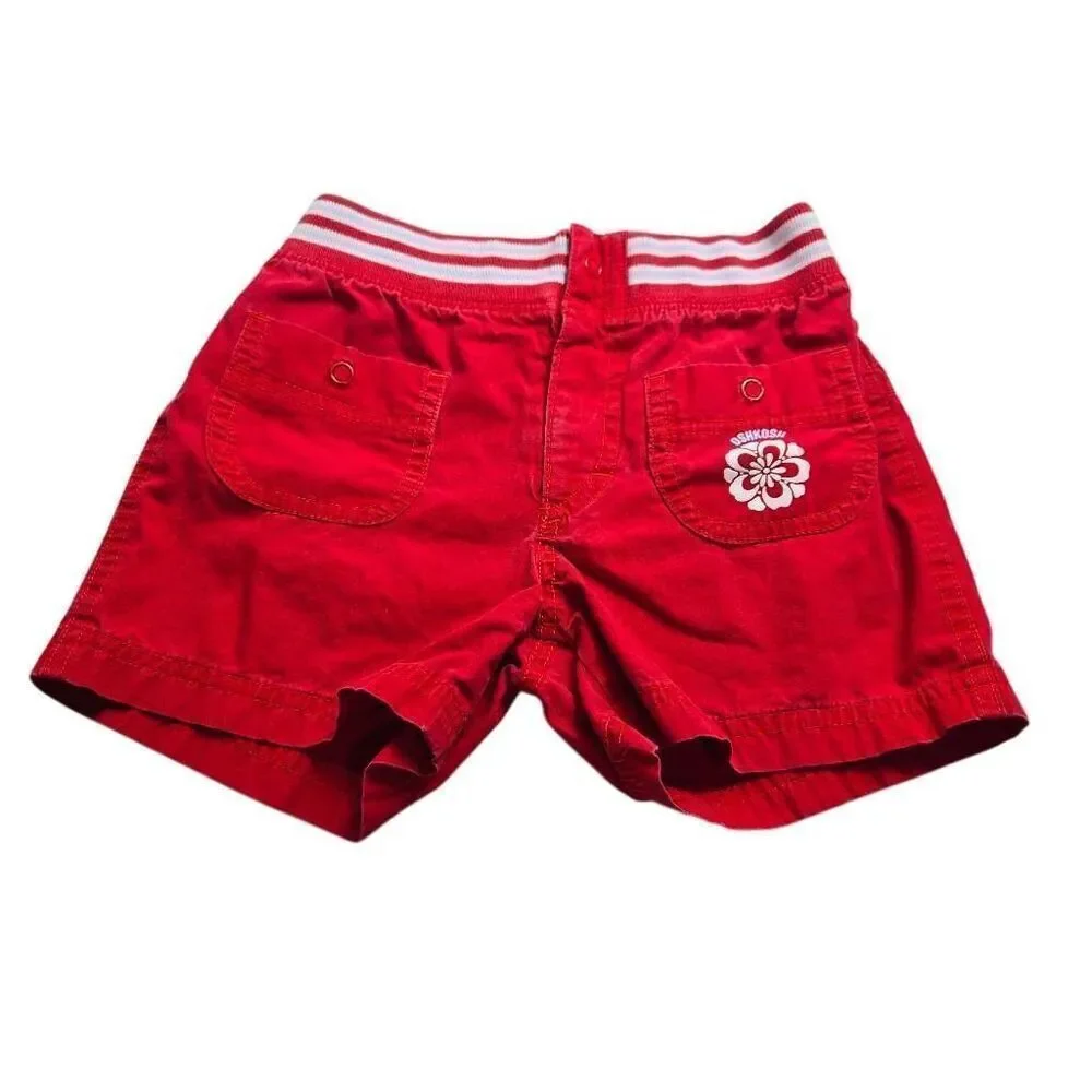 Oshkosh red shorts 4T